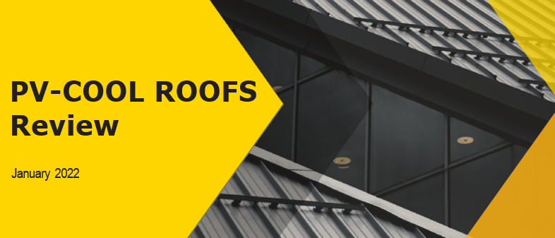 Solar Panels with Cool Roofs Review - UNSW - JAN 2022