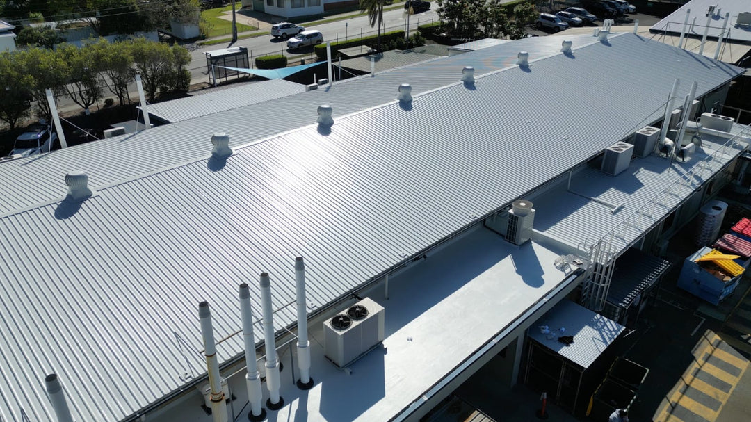 Industrial roof coatings with Energy Star Heat Reflective Paint